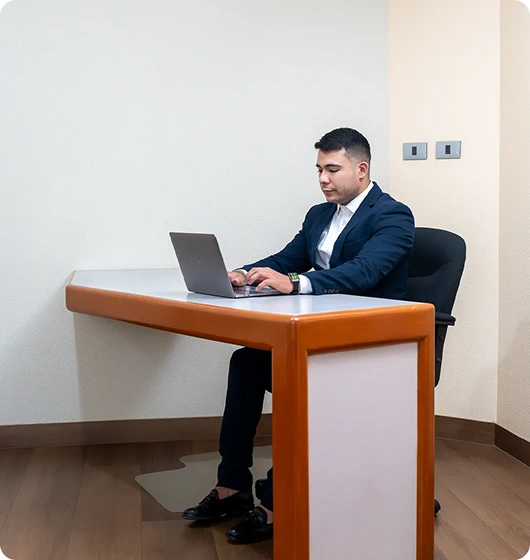 Detalle del área de trabajo